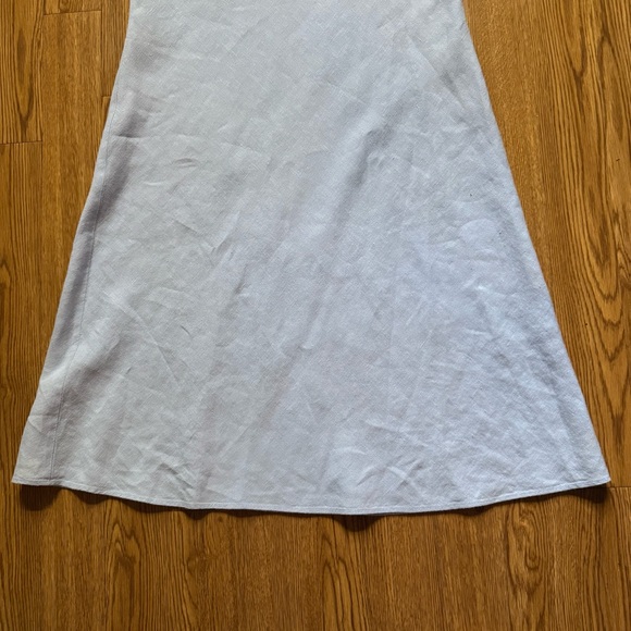 Eileen Fisher Light Blue 100% Irish Linen Shift Dress size PS - Picture 5 of 6